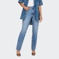 Calas de Ganga Cintura Baixa Straight Fit Only