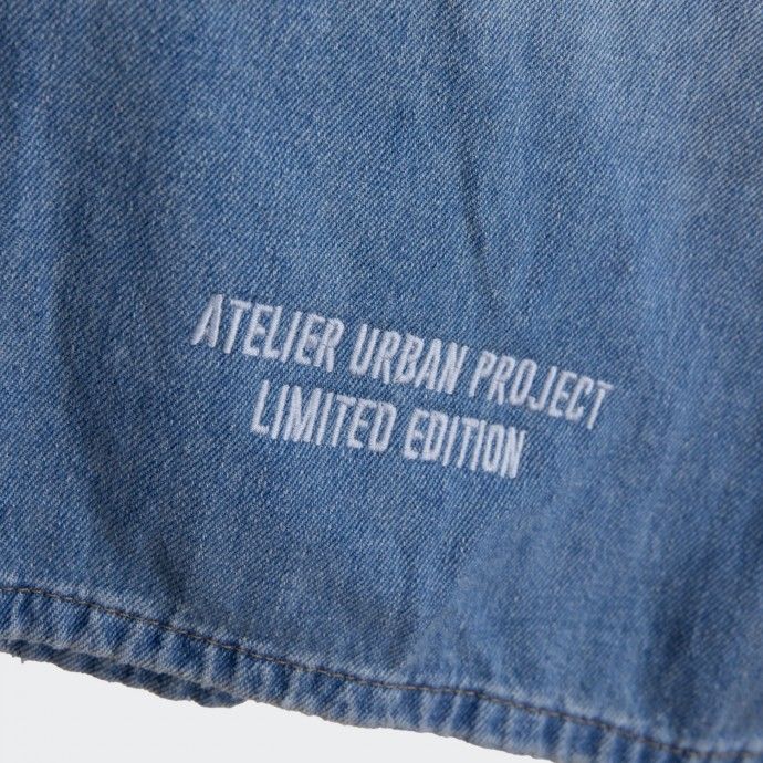 Urban Project Loose Fit Denim Shorts