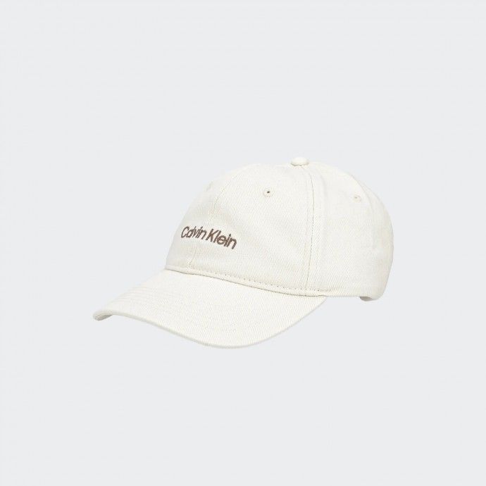 Calvin Klein embroidered logo denim cap