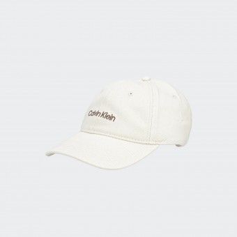 Calvin Klein embroidered logo denim cap