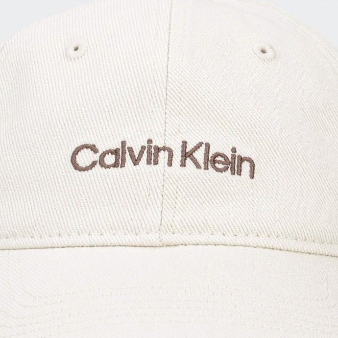 Calvin Klein embroidered logo denim cap