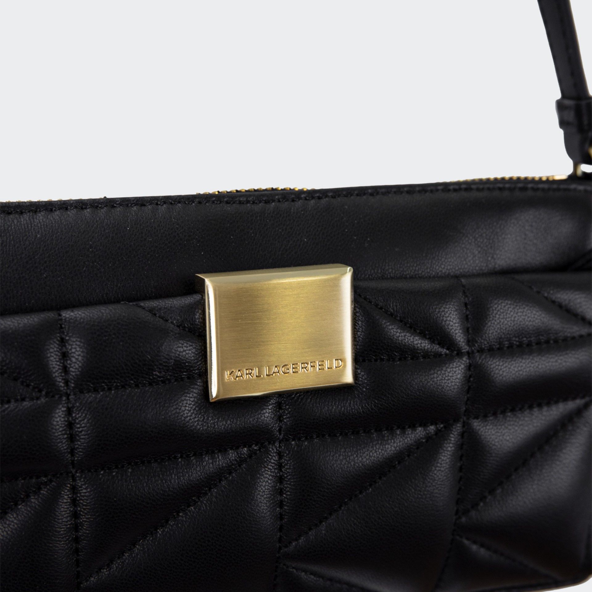 Karl Lagerfeld Quilted Pattern Shoulder Bag