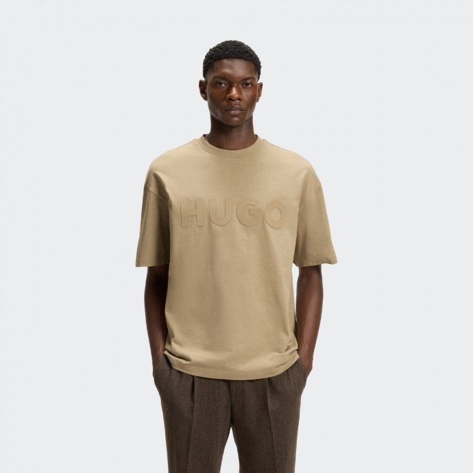 Hugo Oversize T-shirt with reflective logo
