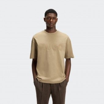 Hugo Oversize T-shirt with reflective logo