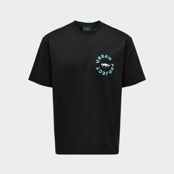 Loose Fit T-shirt with Urban Project Embroidery
