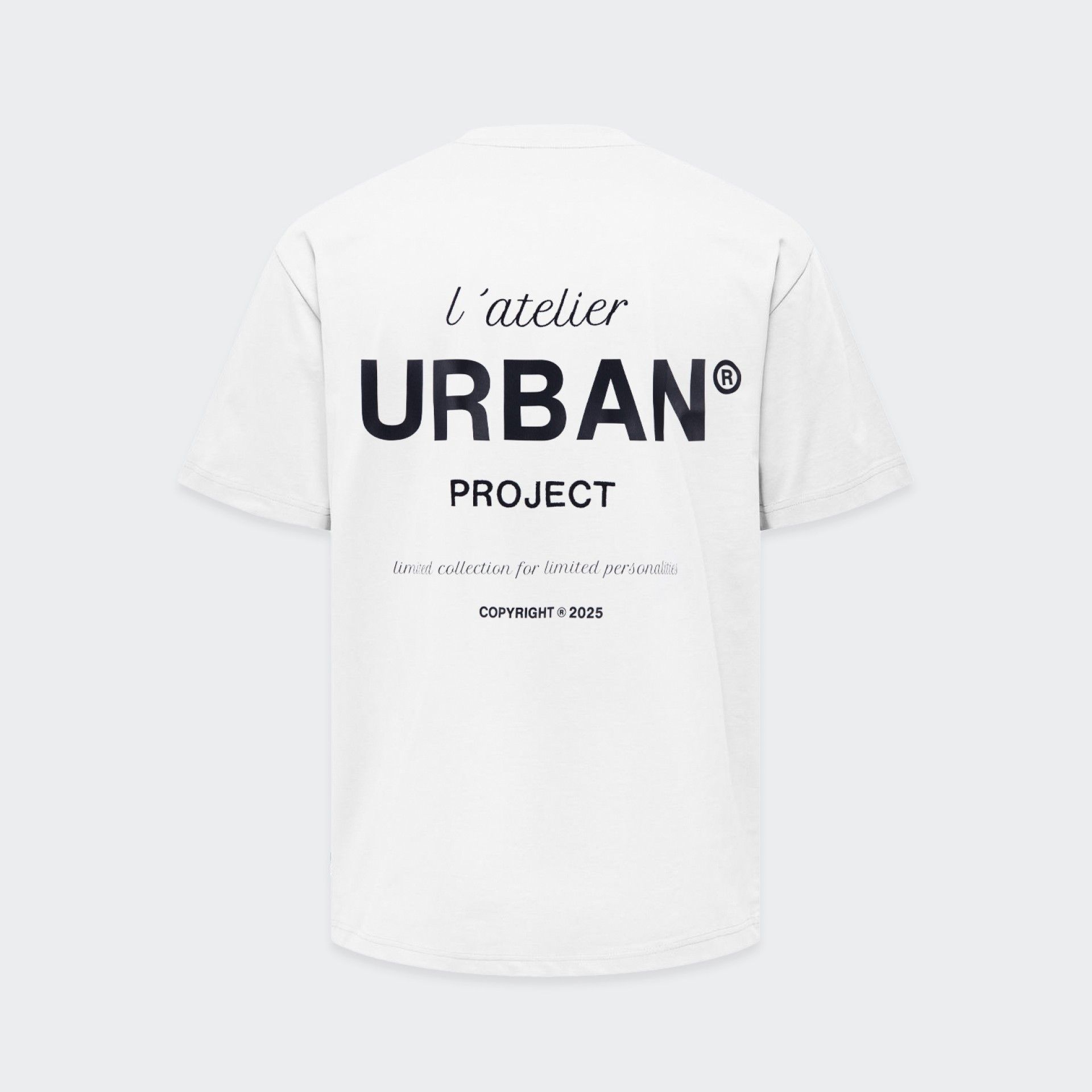 Camiseta Loose Fit con Estampado y Bordado Urban Project
