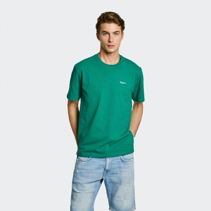Camiseta Pepe Jeans Regular Fit Logo Bordado