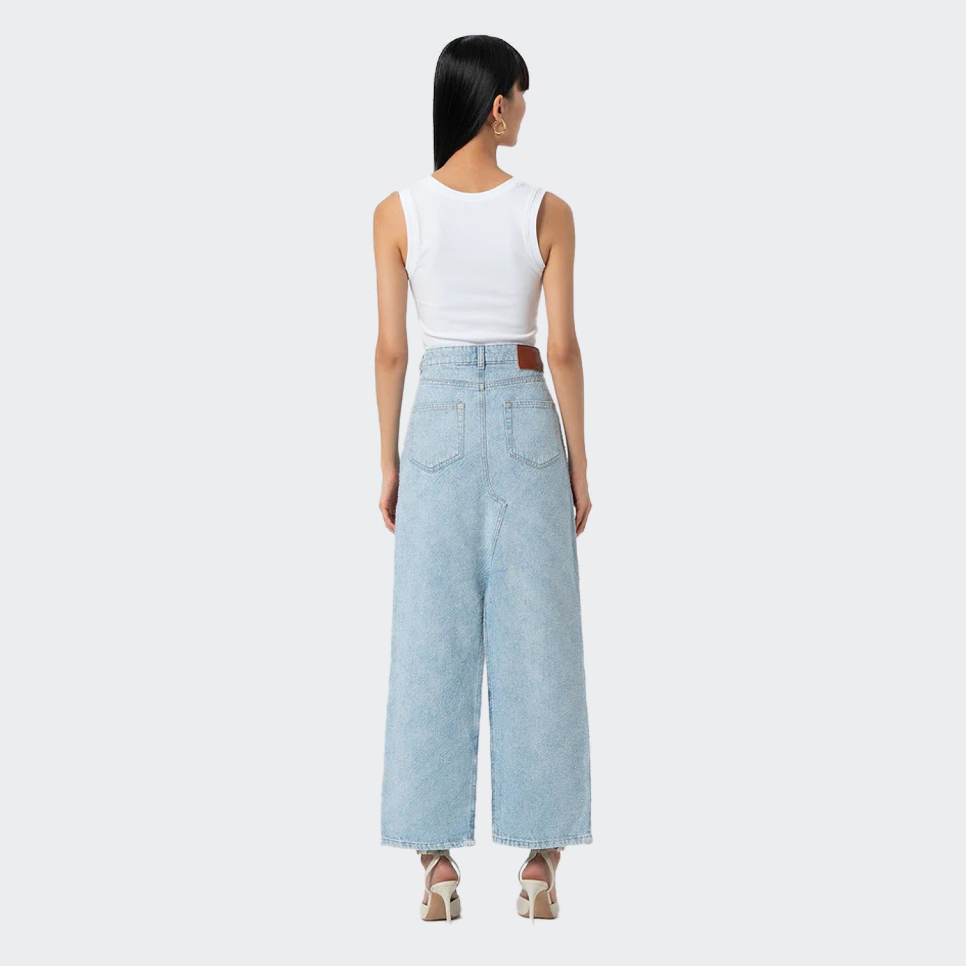 Fracomina Long Denim Skirt