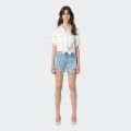 Denim shorts with embellishments Fracomina