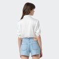 Denim shorts with embellishments Fracomina