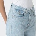 Straight-cut denim trousers Fracomina