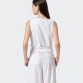Gilet classique  rayures en laine Fracomina