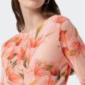 Body slim fit con estampado floral Fracomina