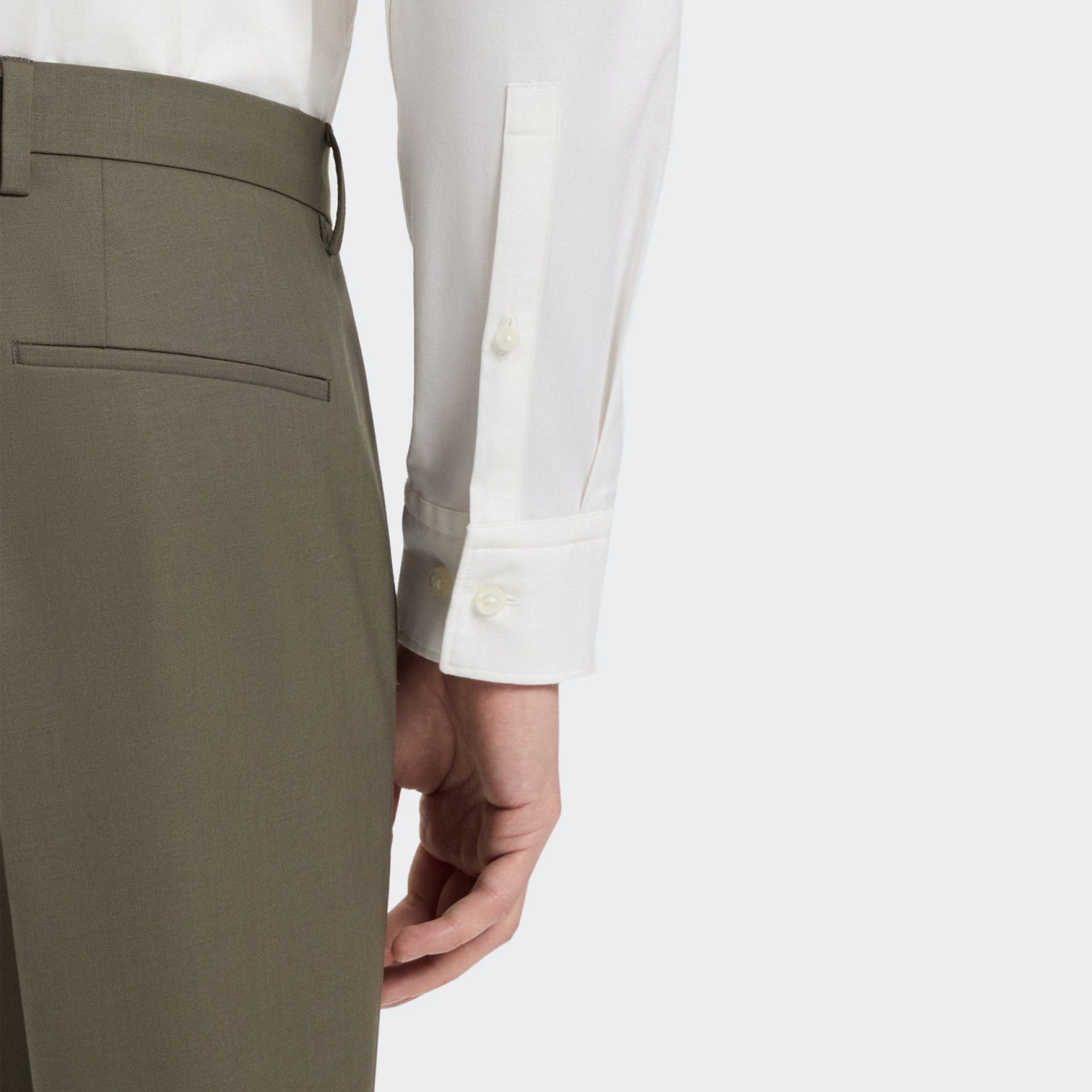 Chemise slim en coton stretch Hugo