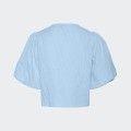 YAS blouse with puff sleeves