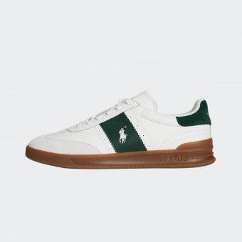 Sapatilhas Heritage Aera em Pele Ralph Lauren
