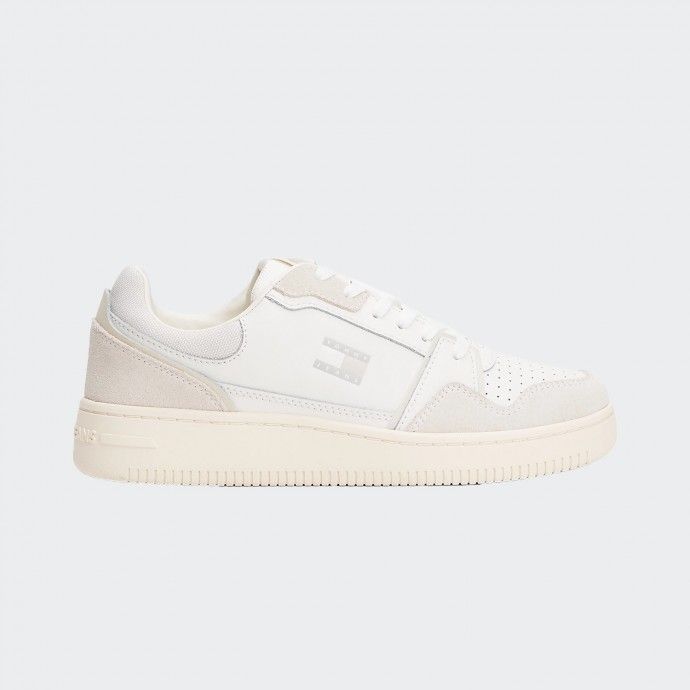 Baskets de basket-ball rétro en cuir Tommy Jeans