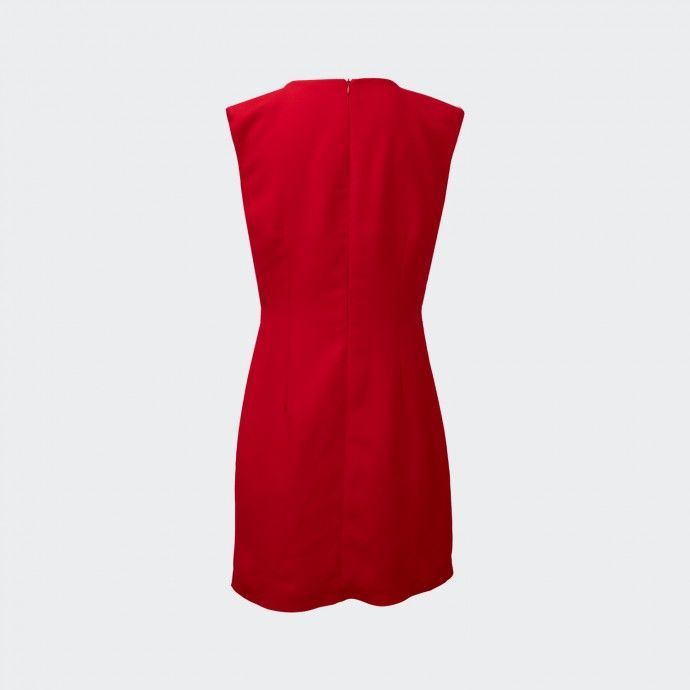 Vestido corto con detalle metálico Fracomina
