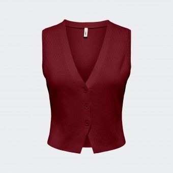 Knitted vest with V-neck Only ONLALICE