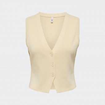 Knitted vest with V-neck Only ONLALICE
