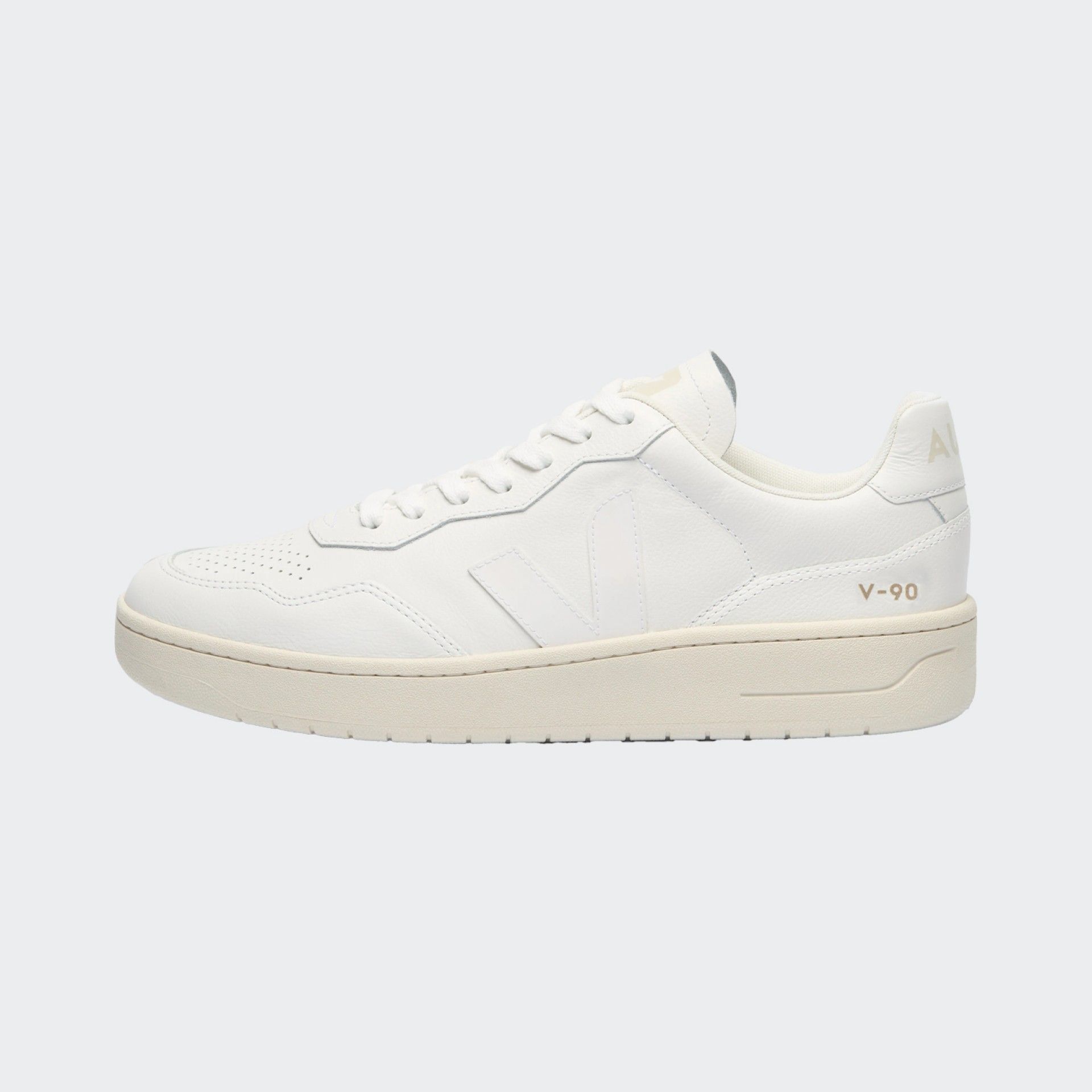 Veja V-90 Leather Sneakers