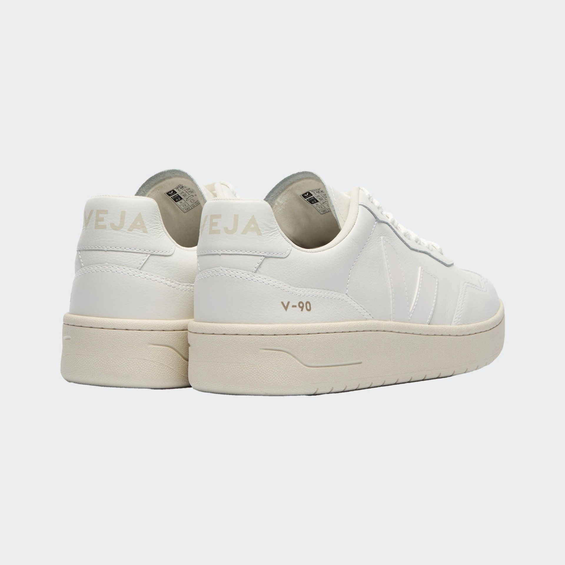 Veja V-90 Leather Sneakers