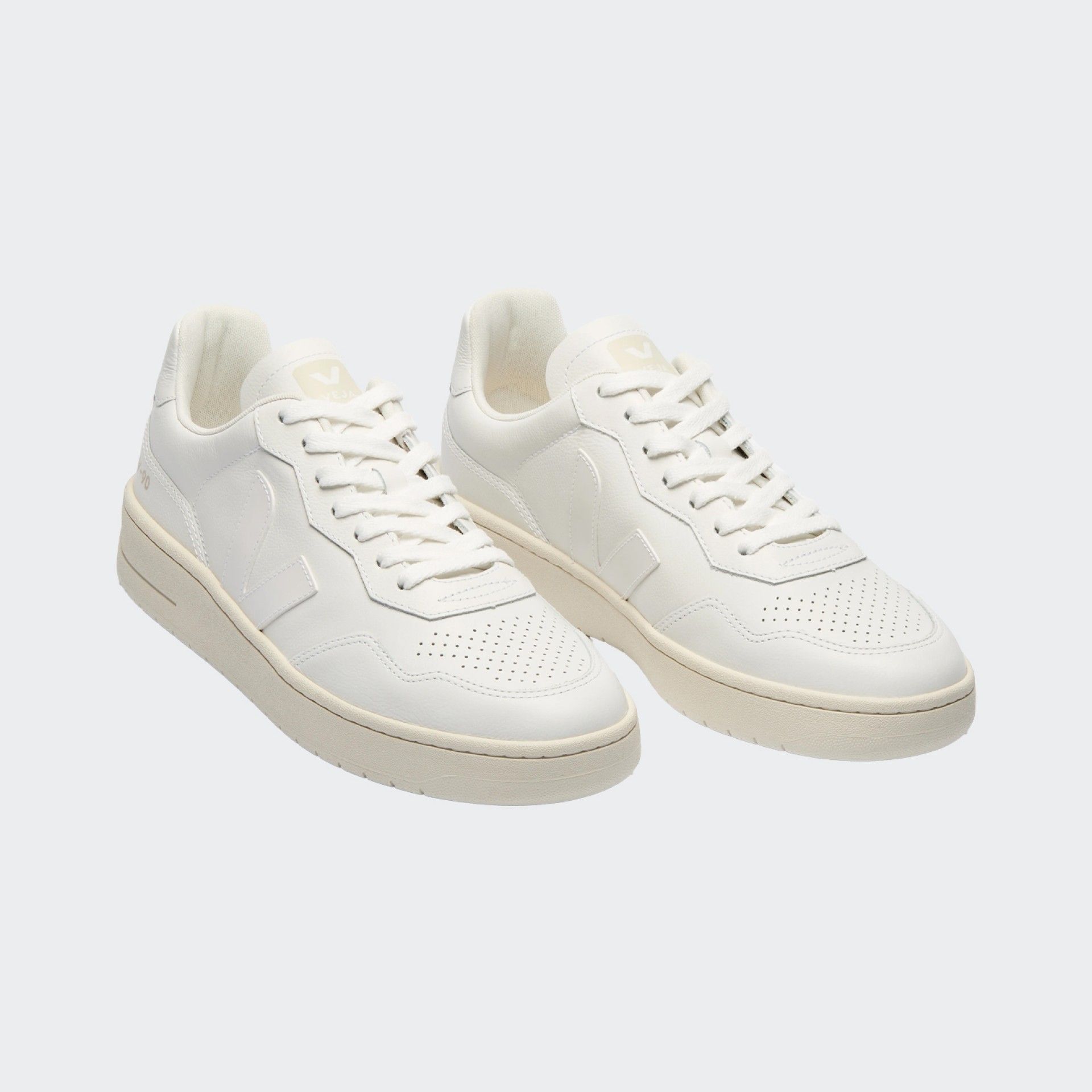 Veja V-90 Leather Sneakers