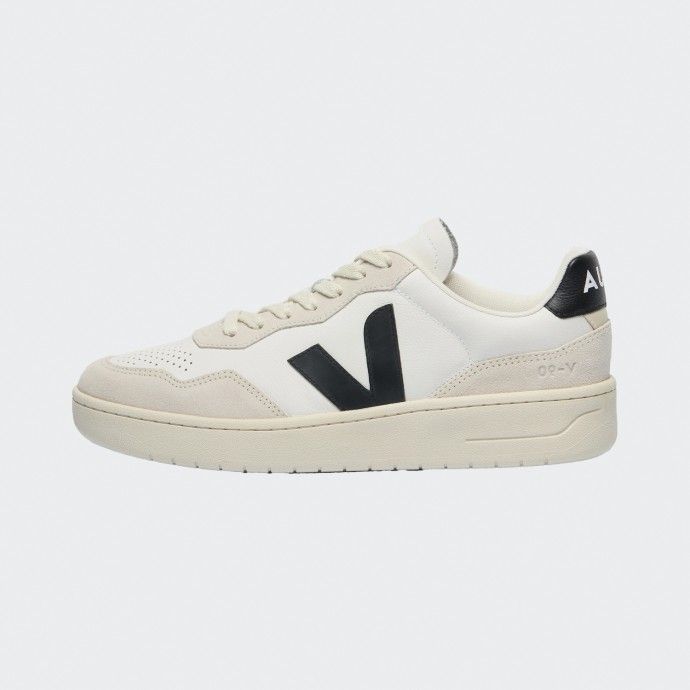 Sapatilhas Veja V-90 Leather White Black