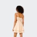 Robe en lin mlang avec broderie Goa Goa