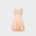 Robe en lin mlang avec broderie Goa Goa
