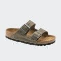 Sandlias Birkenstock Arizona Oiled Leather Caqui