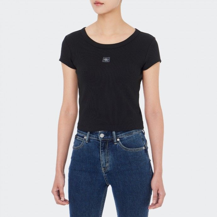 Camiseta acanalada de Calvin Klein