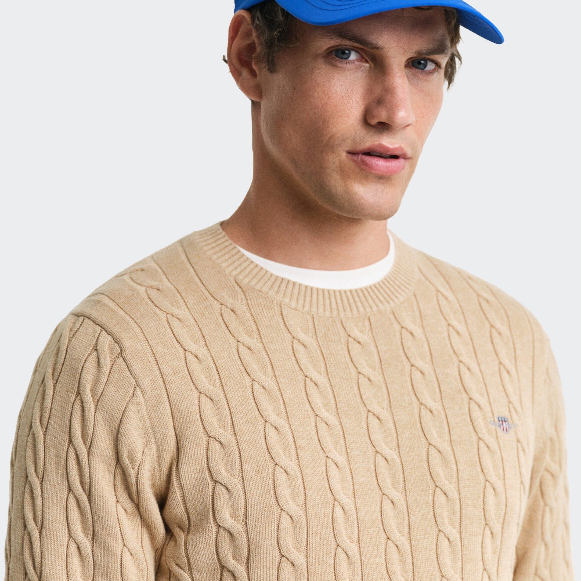 Camisola de malha entrançada Gant