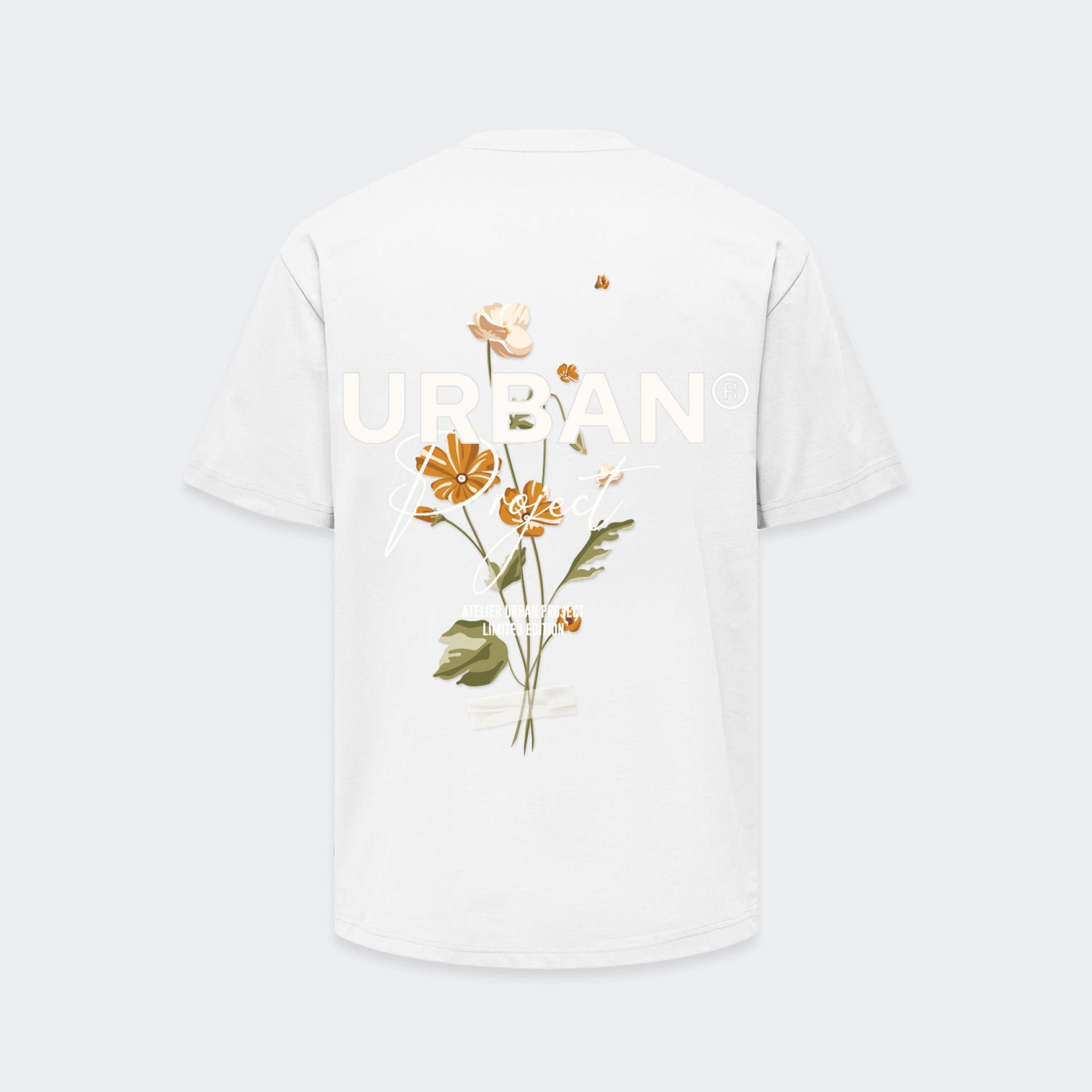 Camiseta Oversize Urban Project con estampado floral