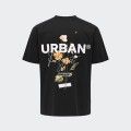 Oversize Urban Project T-shirt with Floral Print