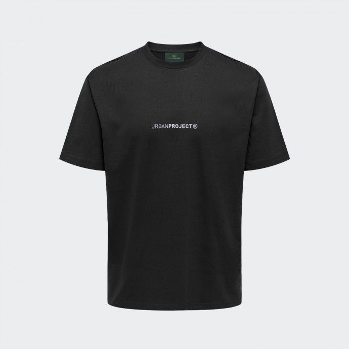 Oversize Urban Project T-shirt with Floral Print