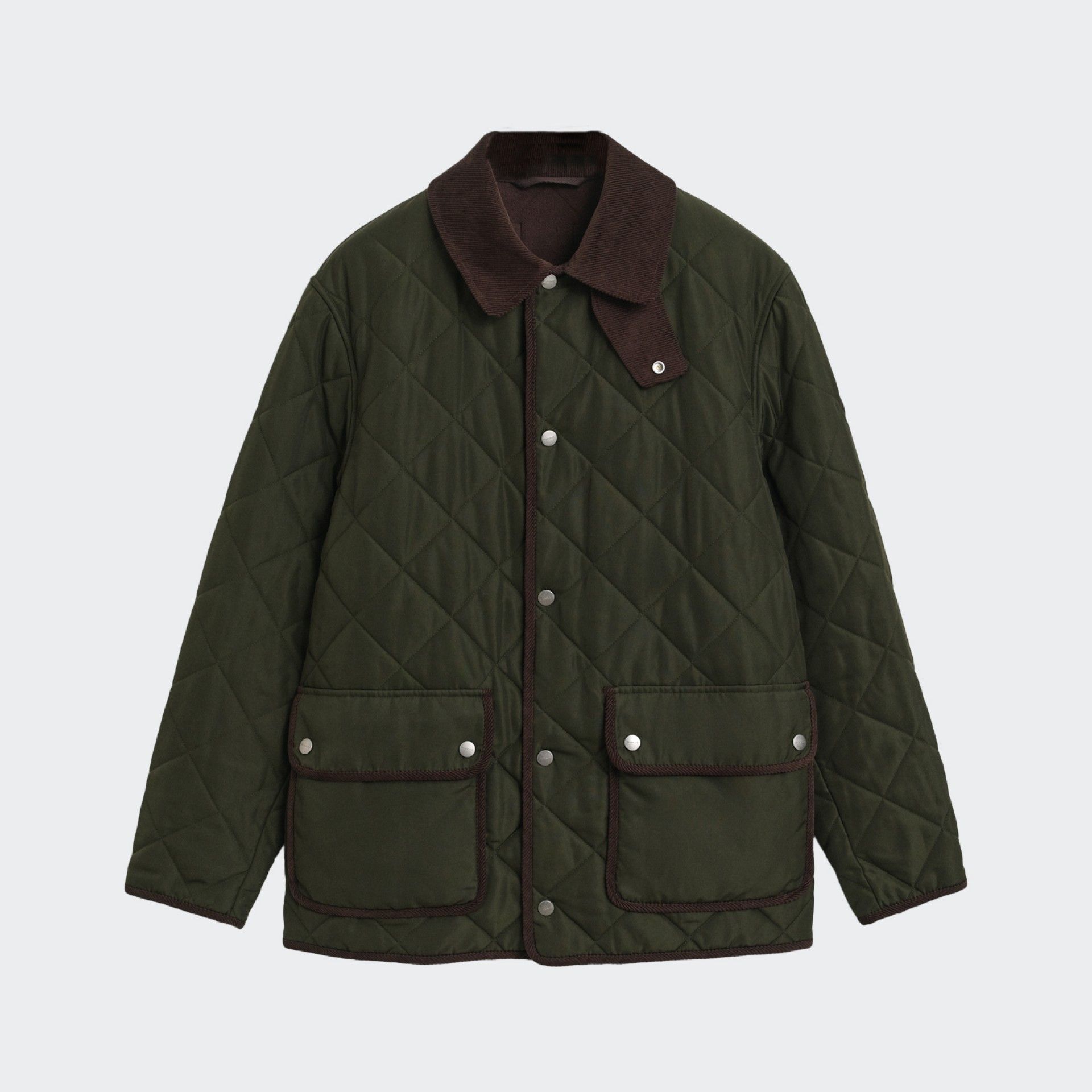 Chaqueta acolchada de tejido polar Green Lagoon Gant