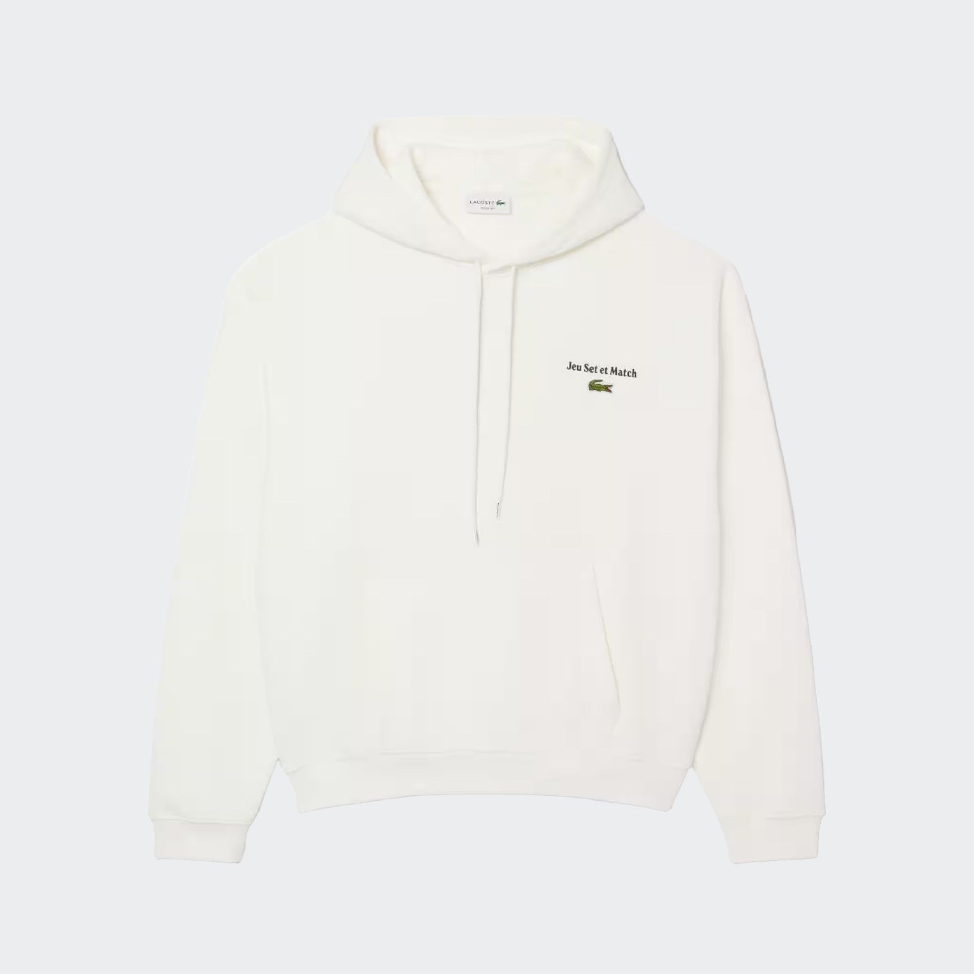 Hoodie em Velo com Estampados Lacoste