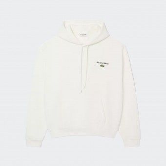Hoodie em Velo com Estampados Lacoste