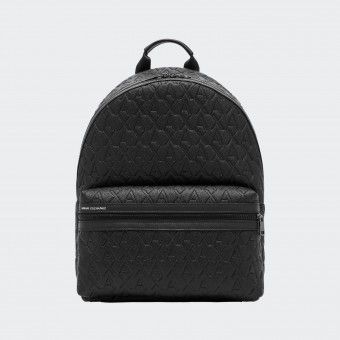 Mochila com Logtipo Total Armani Exchange
