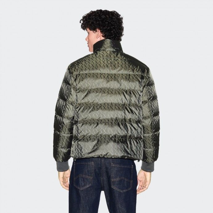 Armani Exchange logo fabric jacket