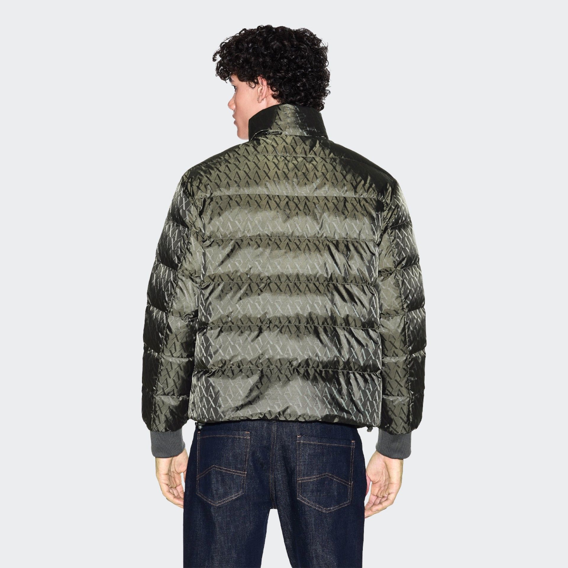 Veste en tissu avec logo Armani Exchange