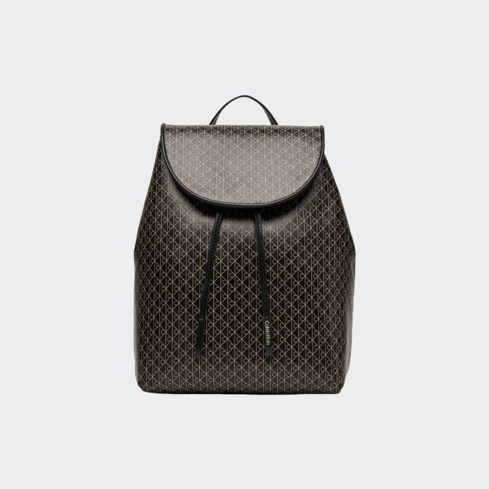 Calvin Klein Emblem AOP Flap Backpack