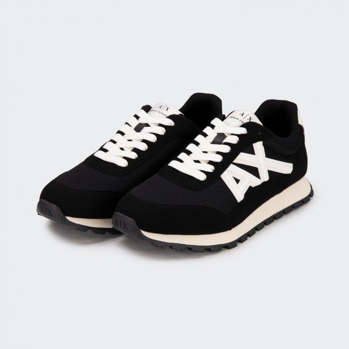 Armani Exchange eco-friendly suede sneakers