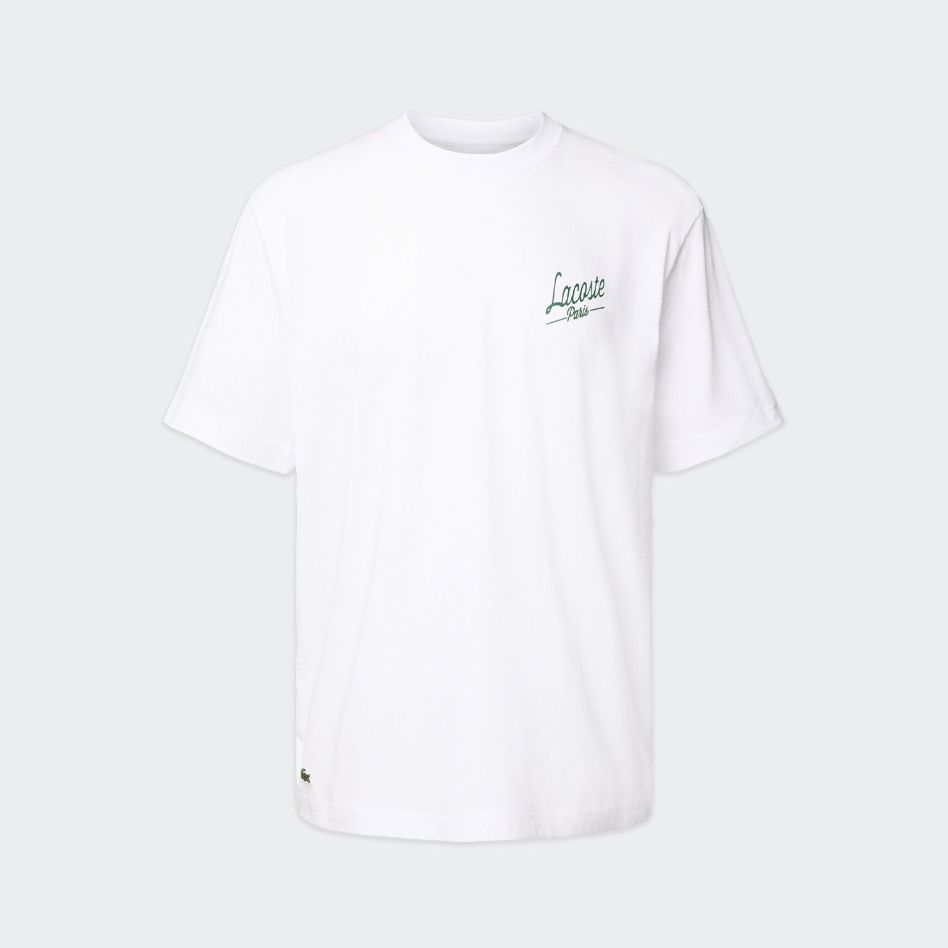 Regular Fit T-Shirt with Lacoste Lettering