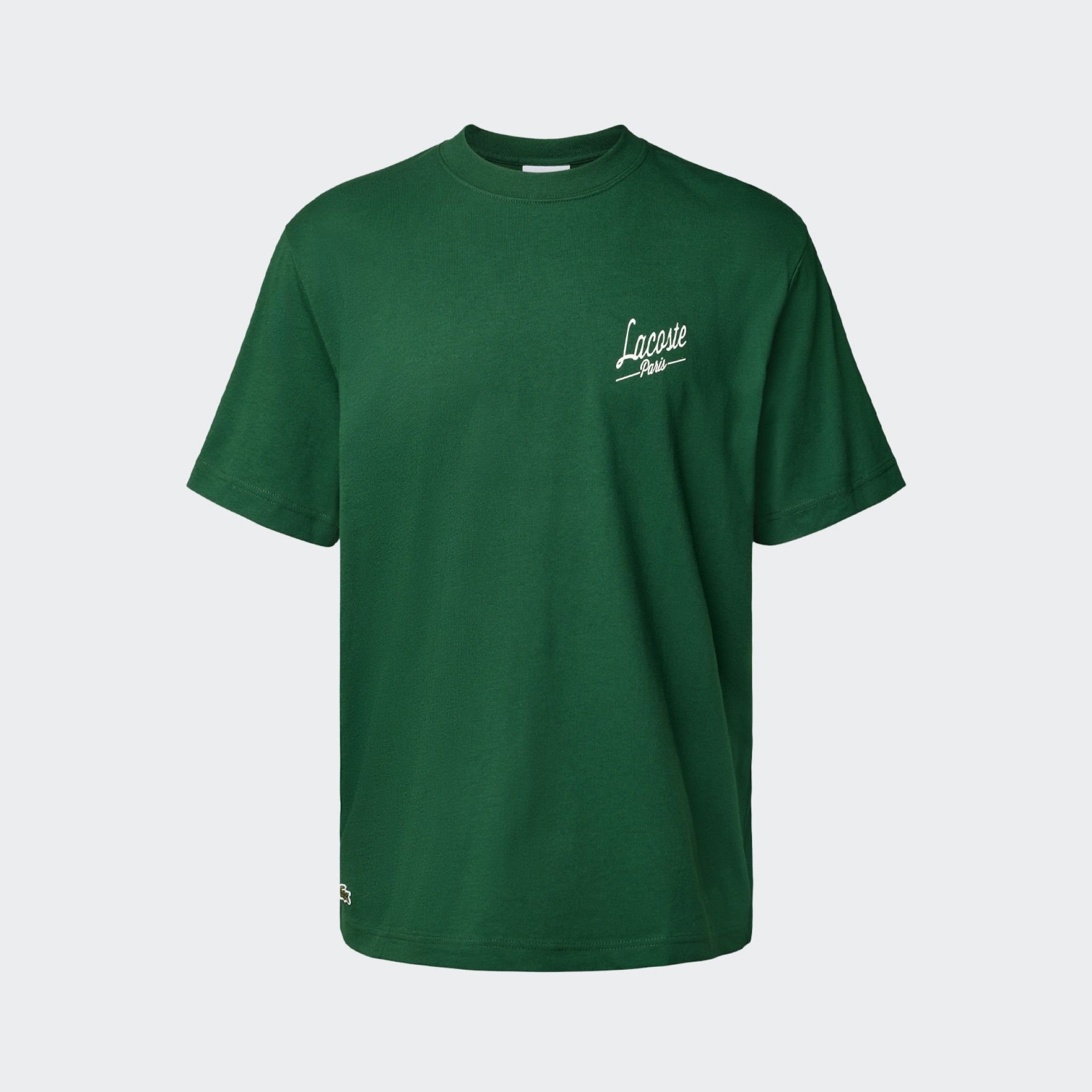 T-shirt coupe classique avec inscription Lacoste