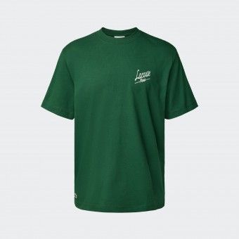 T-shirt Regular Fit com Lettering Lacoste