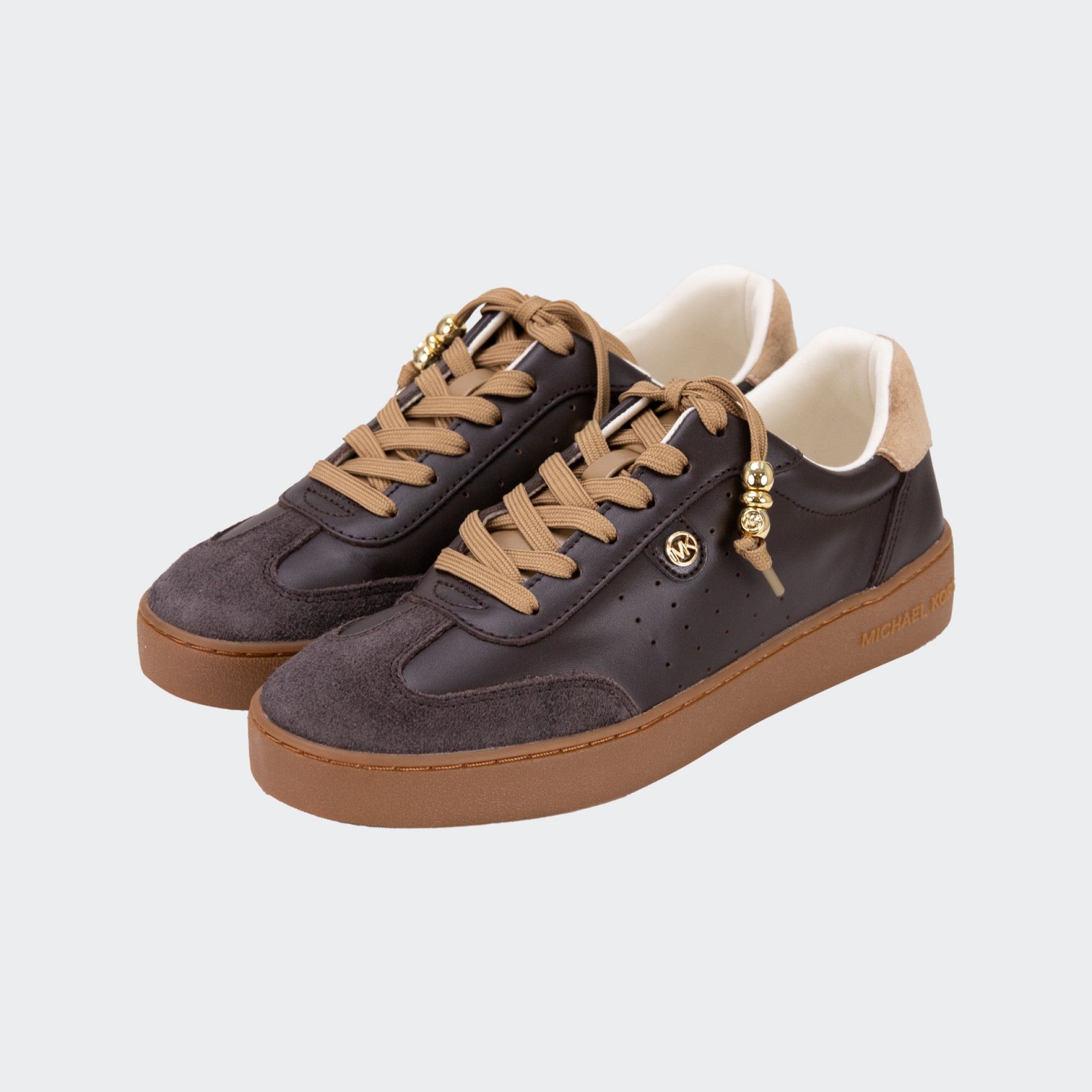 Baskets en cuir et daim Michael Kors