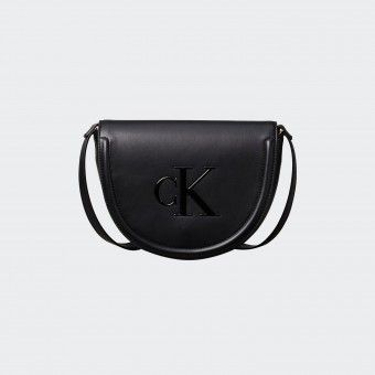 Mala tiracolo com logo Calvin Klein