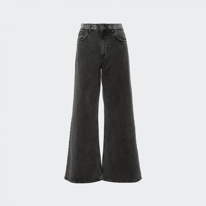 Calas de Ganga wide leg com Tachas BSB